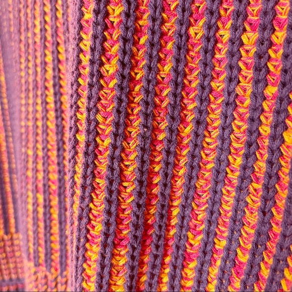 CAbi Melange Lava Cable Knit Ribbed Crewneck Pullover Sweater Size M - Picture 11 of 14